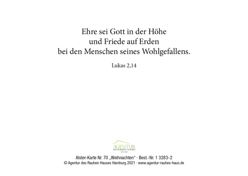 Preview: Alster-Karte Nr. 70: Weihnachten