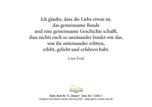 Preview: Alster-Karte Nr. 75: Bäume