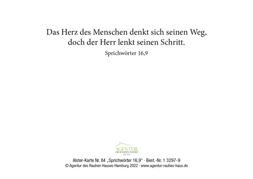 Preview: Alster-Karte Nr. 84: Sprichwörter 16,9
