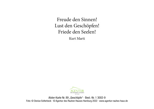 Preview: Alster-Karte Nr. 89: Geschöpfe