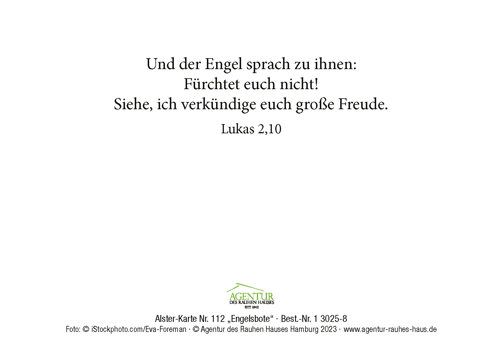 Preview: Alster-Karte Nr.112: Engelsbote