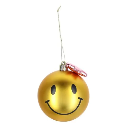 Christbaumkugel Smiley