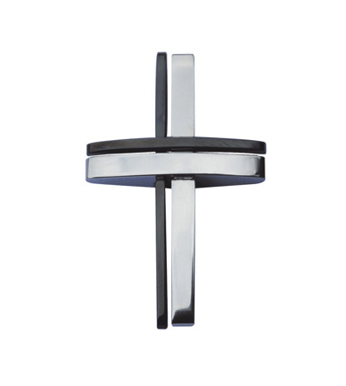 Preview: Edelstahlkreuz 1000 - zweifarbig