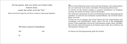 Preview: Ewigkeitskarte 2 mit Text (10 St.)