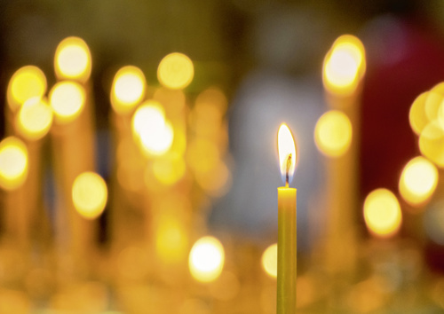 Preview: Ewigkeitskarte Kerze (10 St.)