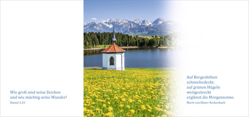 Preview: Faltkarte Herzliche Segenswünsche von Ihrer Kirchengemeinde (10 St.)