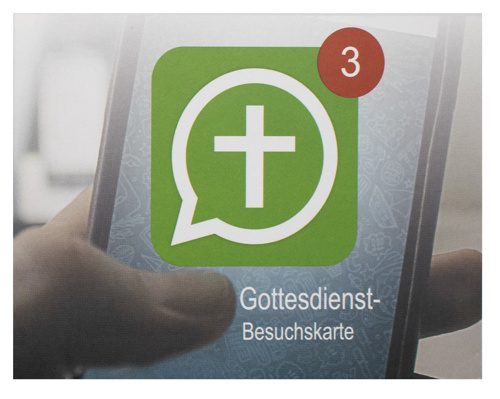 Preview: Gottesdienstbesuchskarte für Konfirmanden (10 St.)