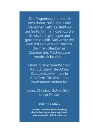 Holz-Lesezeichen Ichthys