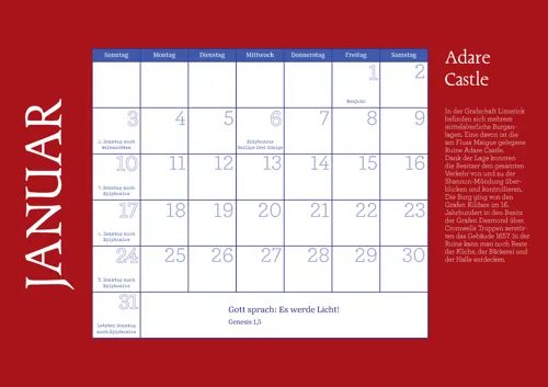 Irische Segenswünsche 2027