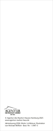 Preview: JL 2026 Kunst Lesezeichen (10 St.) Motiv: Lichtkreuz