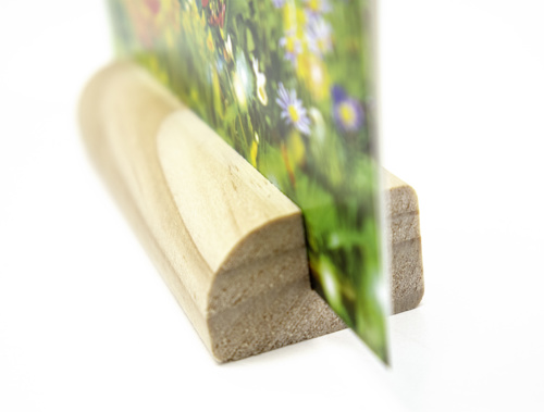 Preview: Kartenhalter Holzleiste