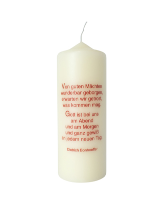 Preview: Kerze Bonhoeffer, Bild und Text (6 St.)
