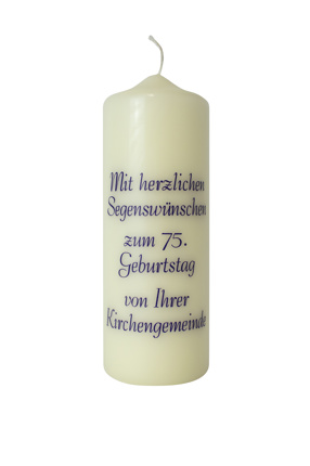 Preview: Kerze zum 75. Geburtstag (6 St.)