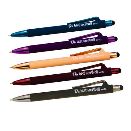 Preview: Kugelschreiber Soft mit Touch-Pen