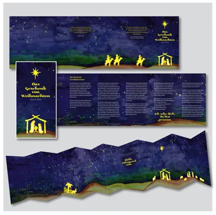 Leporello Das Geschenk von Weihnachten