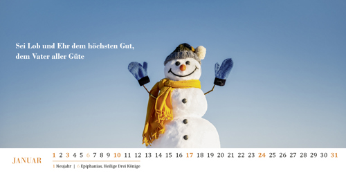 Preview: Liedkalender 2027
