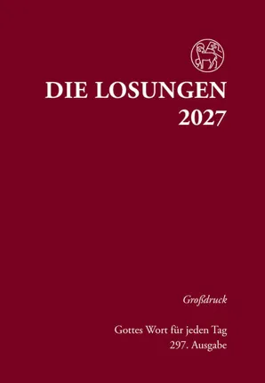 Losungen 2027 - Großdruck, gebunden