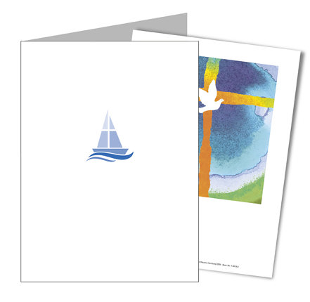 Preview: Mantel-Faltschein (10 St.) Motiv: Schiff