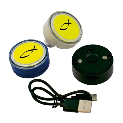 Preview: Mini-Leuchte "Ichthys" blau