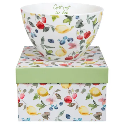 Müslischale Gott sorgt für dich