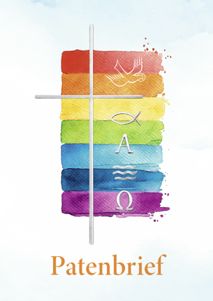 Preview: Patenbrief Motiv Regenbogen (10 St.)