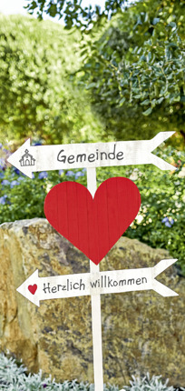 Preview: PC-Karte Herzlich willkommen (10 St.)