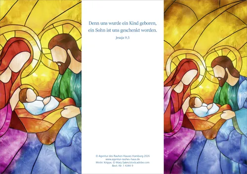 PC-Karte Krippe (10 St.)