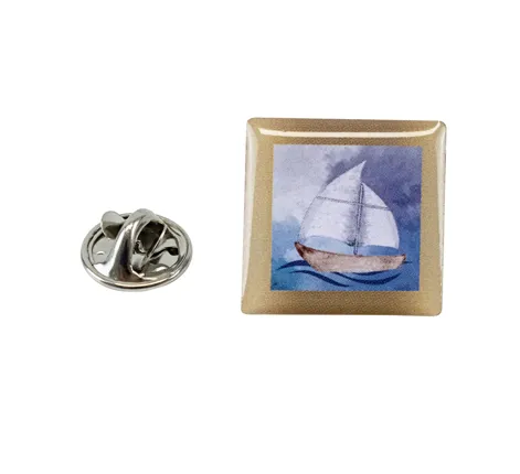 Pin Schiff, gold