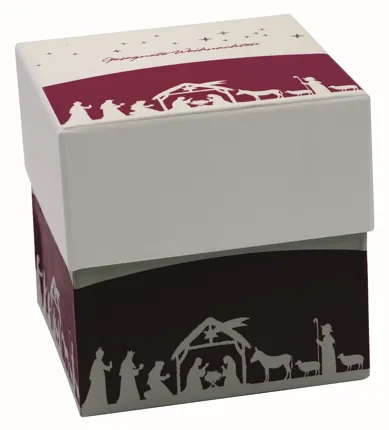 Porzellanbecher Krippe in Geschenkbox