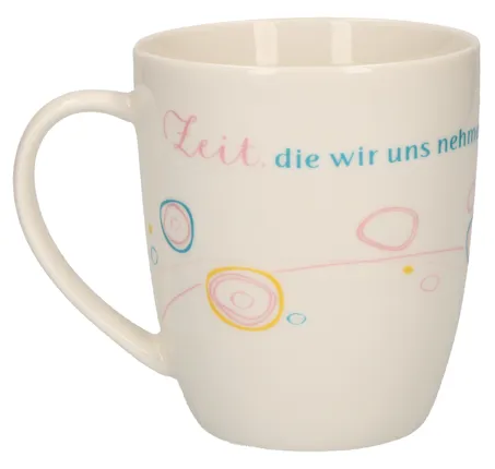 Porzellanbecher Zeit
