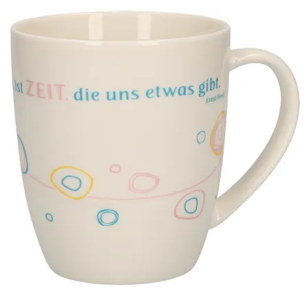 Porzellanbecher Zeit
