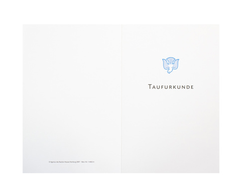 Preview: Taufurkunde Hochformat (10 St.)