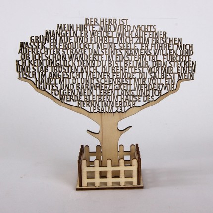 Preview: Text-Baum Psalm 23