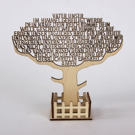 Preview: Text-Baum Vater unser