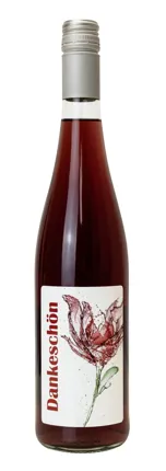 Traubensaft rot Bio mit Etikett "Dankeschön" (9,20 EUR/Liter)