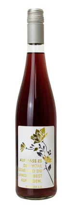 Traubensaft rot Bio mit Etikett "Gute Wünsche" (9,20 EUR/Liter)