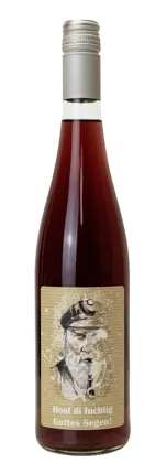 Traubensaft rot Bio mit Etikett "Hool di fuchtig" (9,20 EUR/Liter)