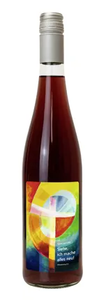 Traubensaft rot Bio mit Etikett Jahreslosung 2026 (9,20 EUR/Liter)