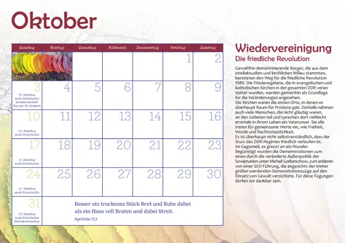 Viele Farben hat das Jahr 2027