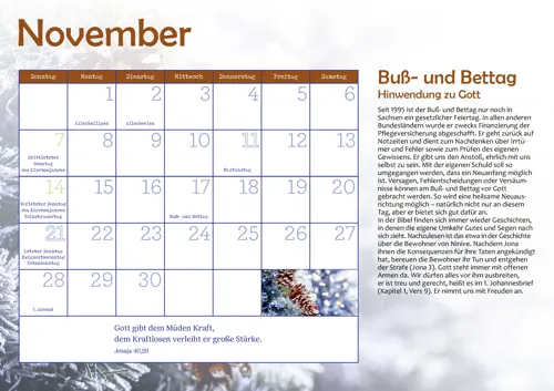 Viele Farben hat das Jahr 2027