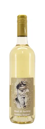 Weißwein mit Etikett Hool di fuchtig (10,53 EUR/Liter)