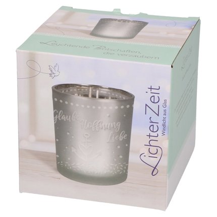 Preview: Windlicht Glaube, Hoffnung, Liebe