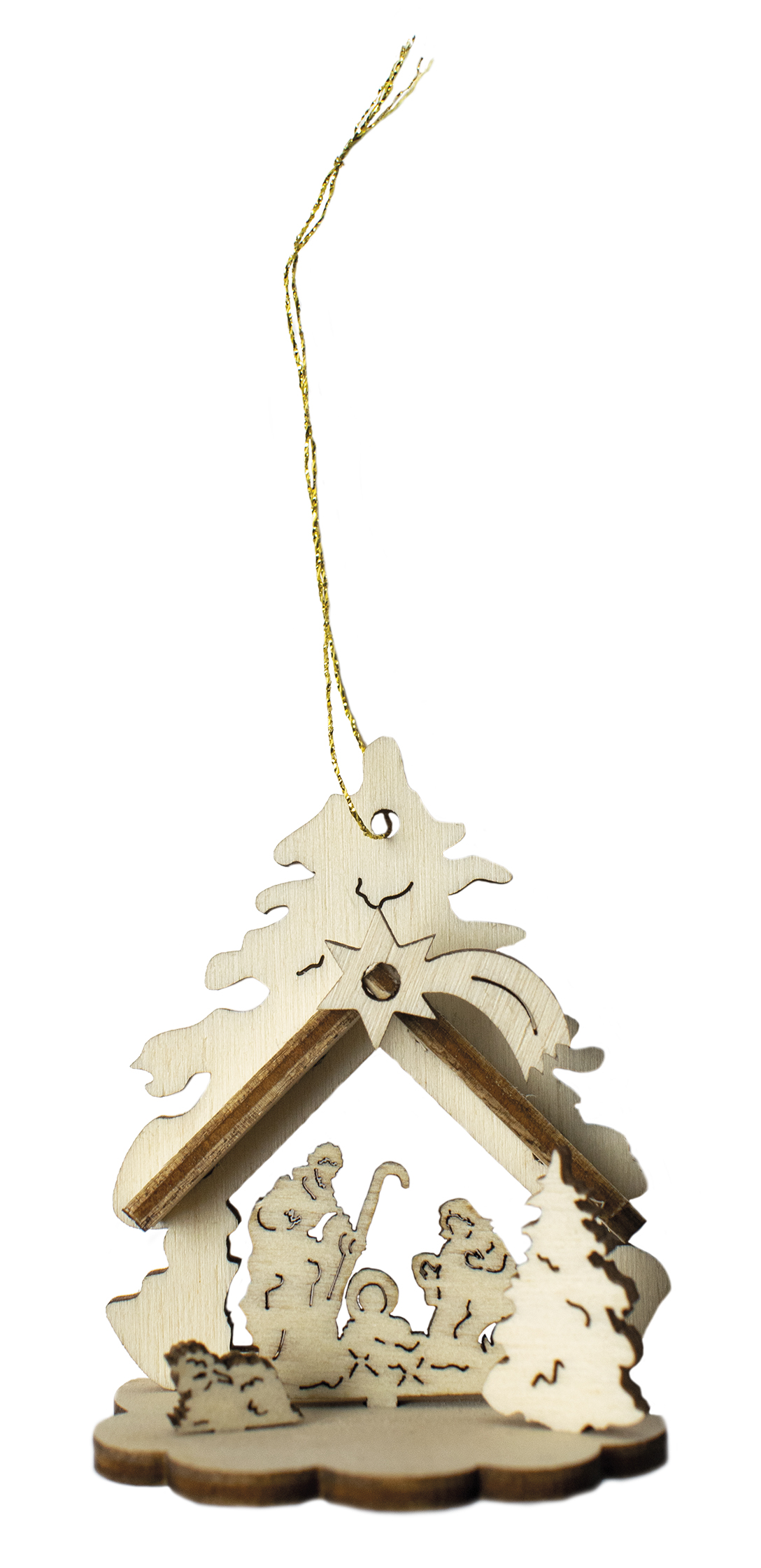 Krippe aus Pappelholz - - günstig kaufen im Shop