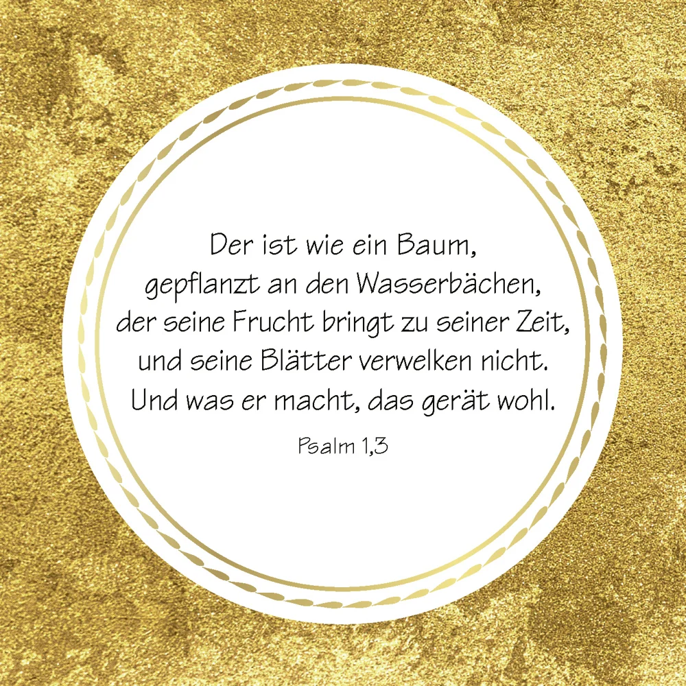 rauhe edition: Anhänger Lebensbaum Gold mit Geschenkverpackung