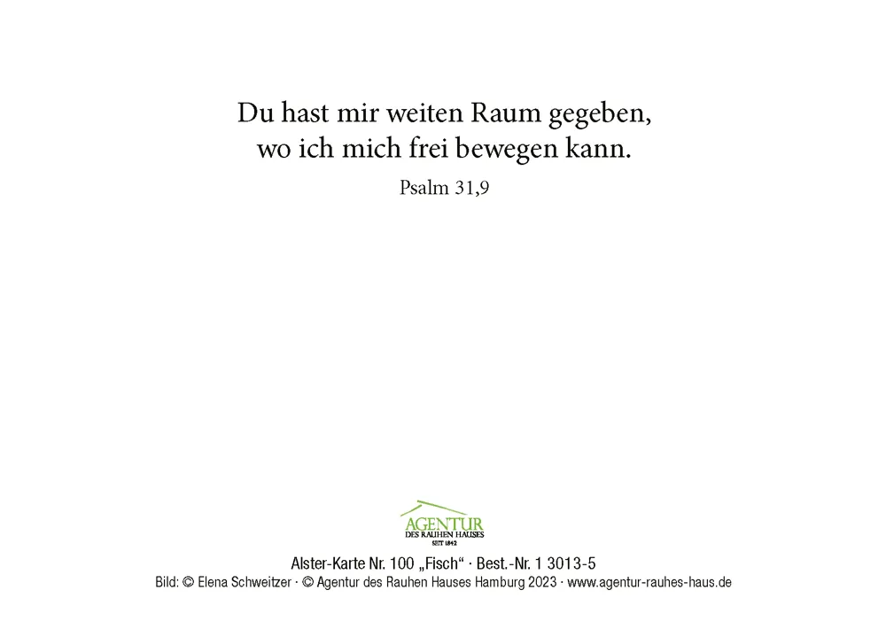 Alster-Karte Nr. 100 Fisch
