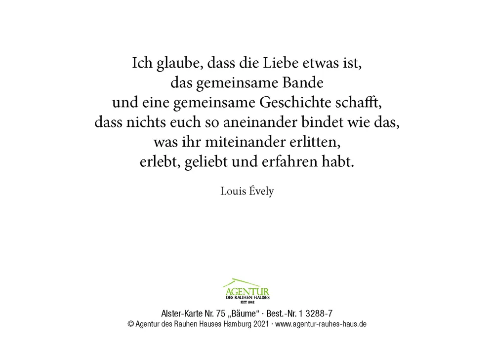 Alster-Karte Nr. 75: Bäume