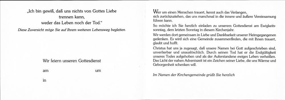 Ewigkeitskarte 2 mit Text (10 St.) Ewigkeitskarte 2 mit Text (10 St.)