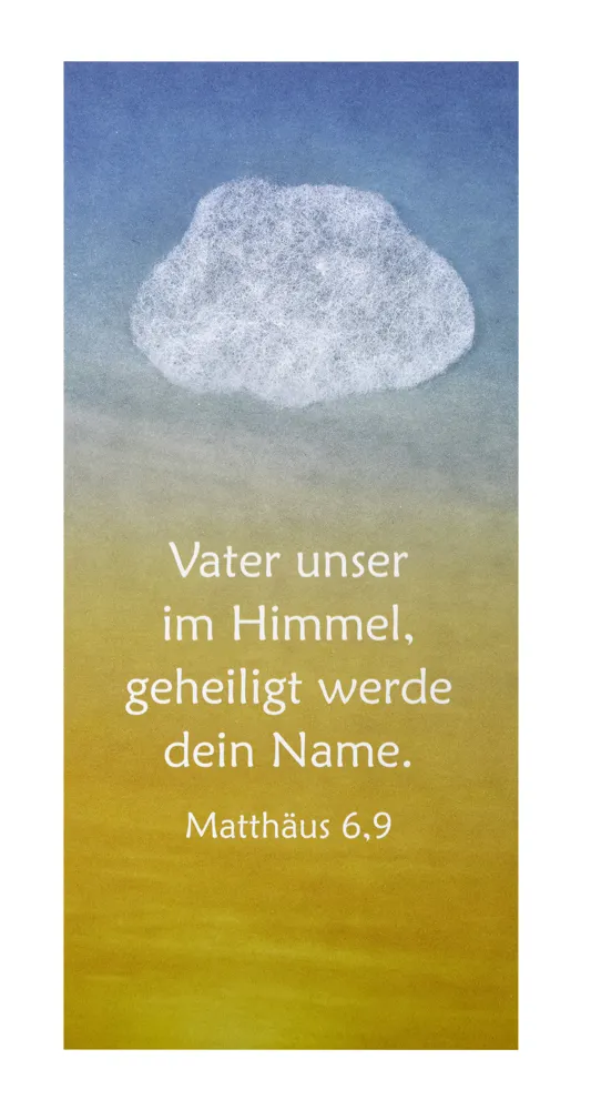 Fühlkarte "Wolke"