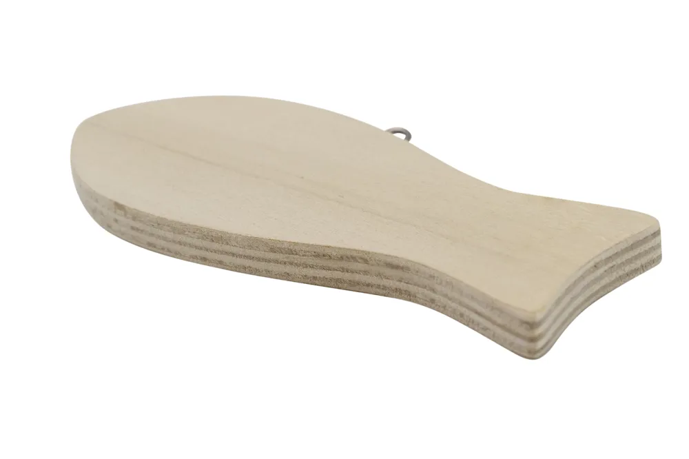 Holzfisch mit Öse