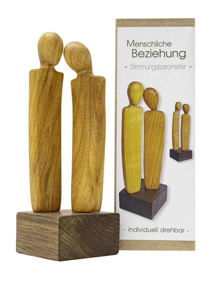 Holzskulptur Paar - klein